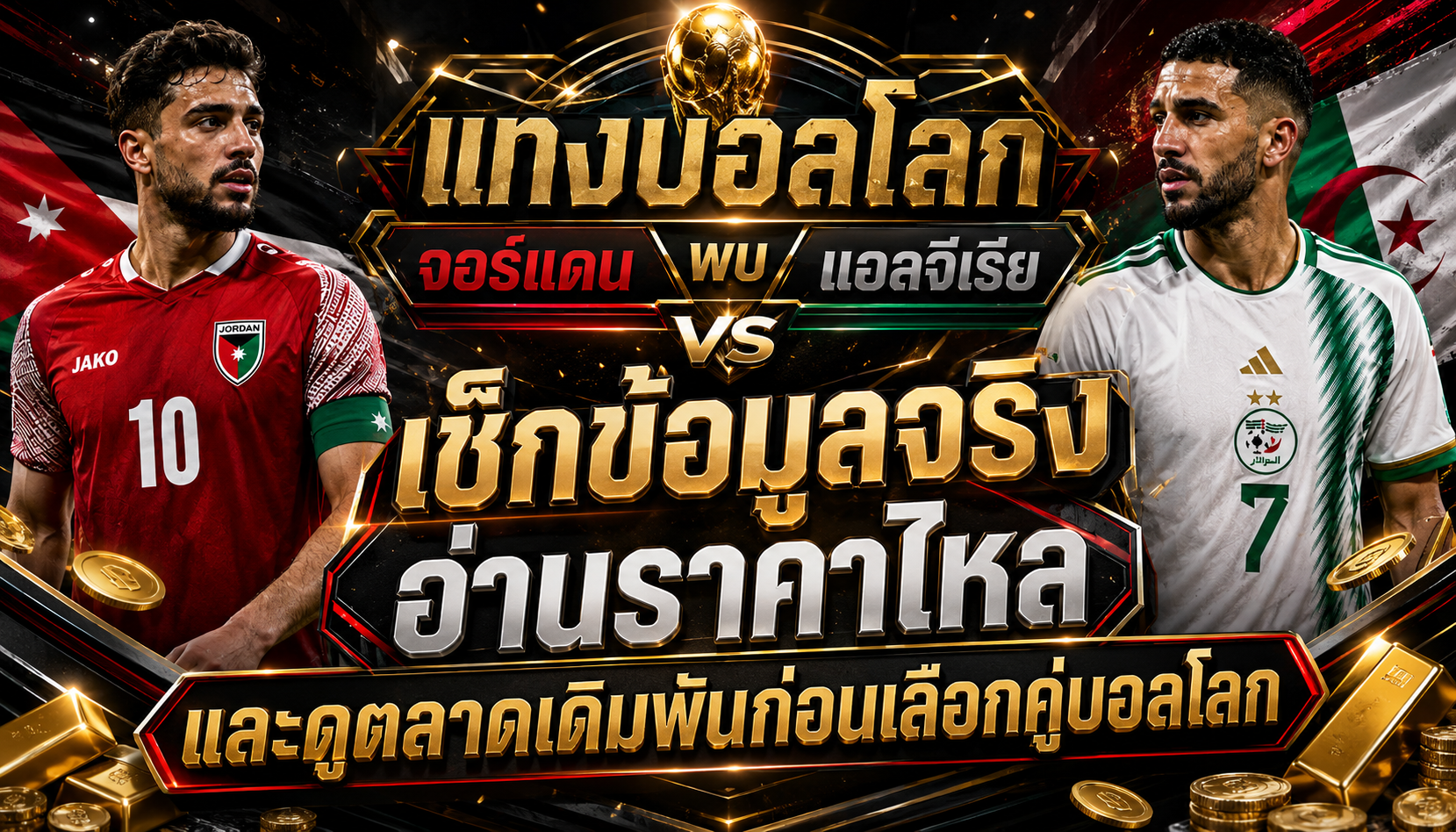 แทงบอลโลก จอร์แดน พบ แอลจีเรีย