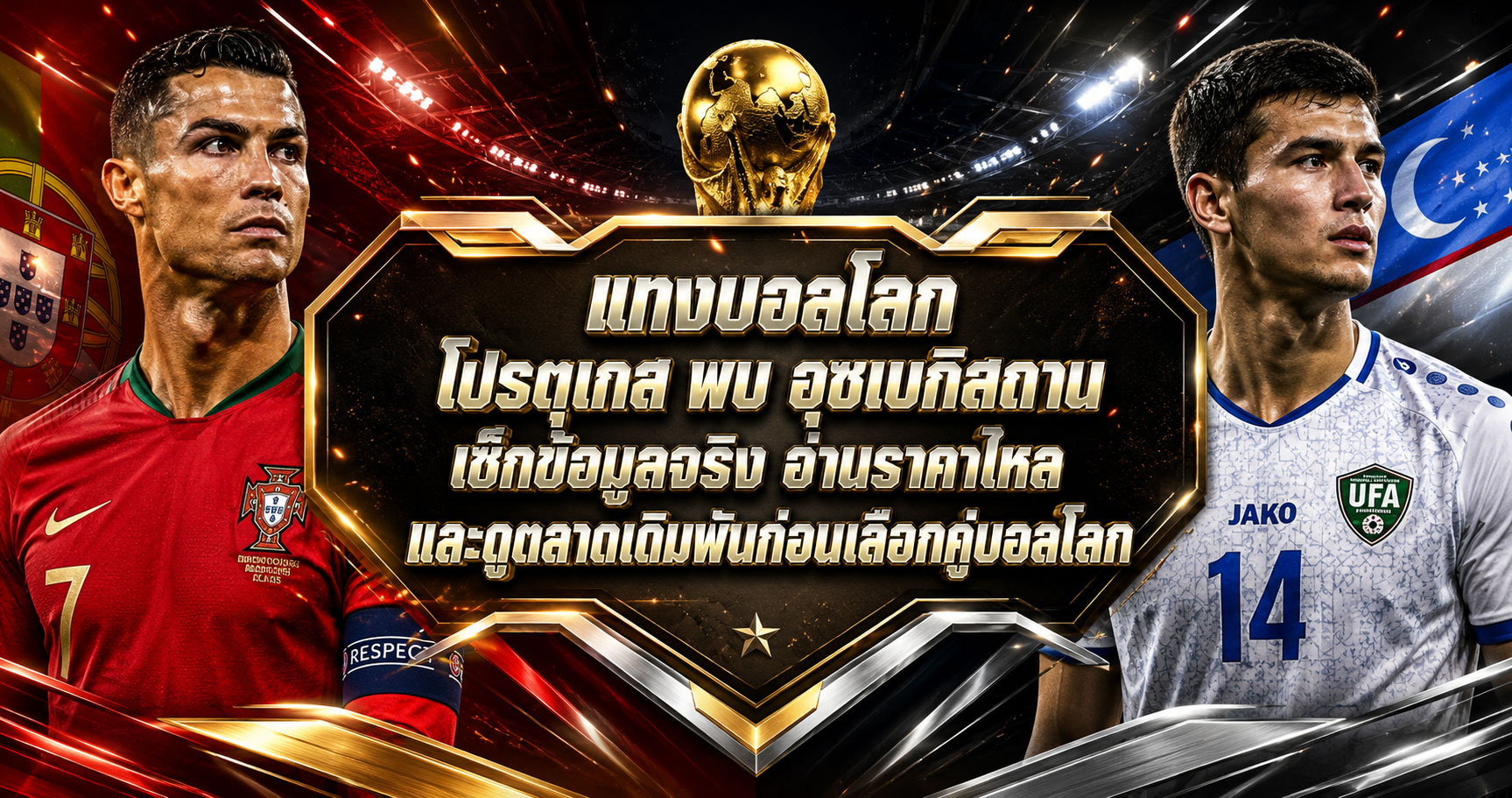 แทงบอลโลก โปรตุเกสพบอุซเบกิสถาน