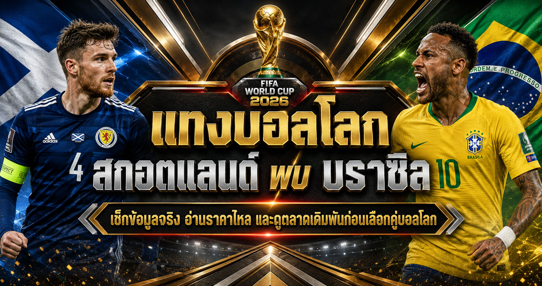 แทงบอลโลกสกอตแลนด์พบบราซิล