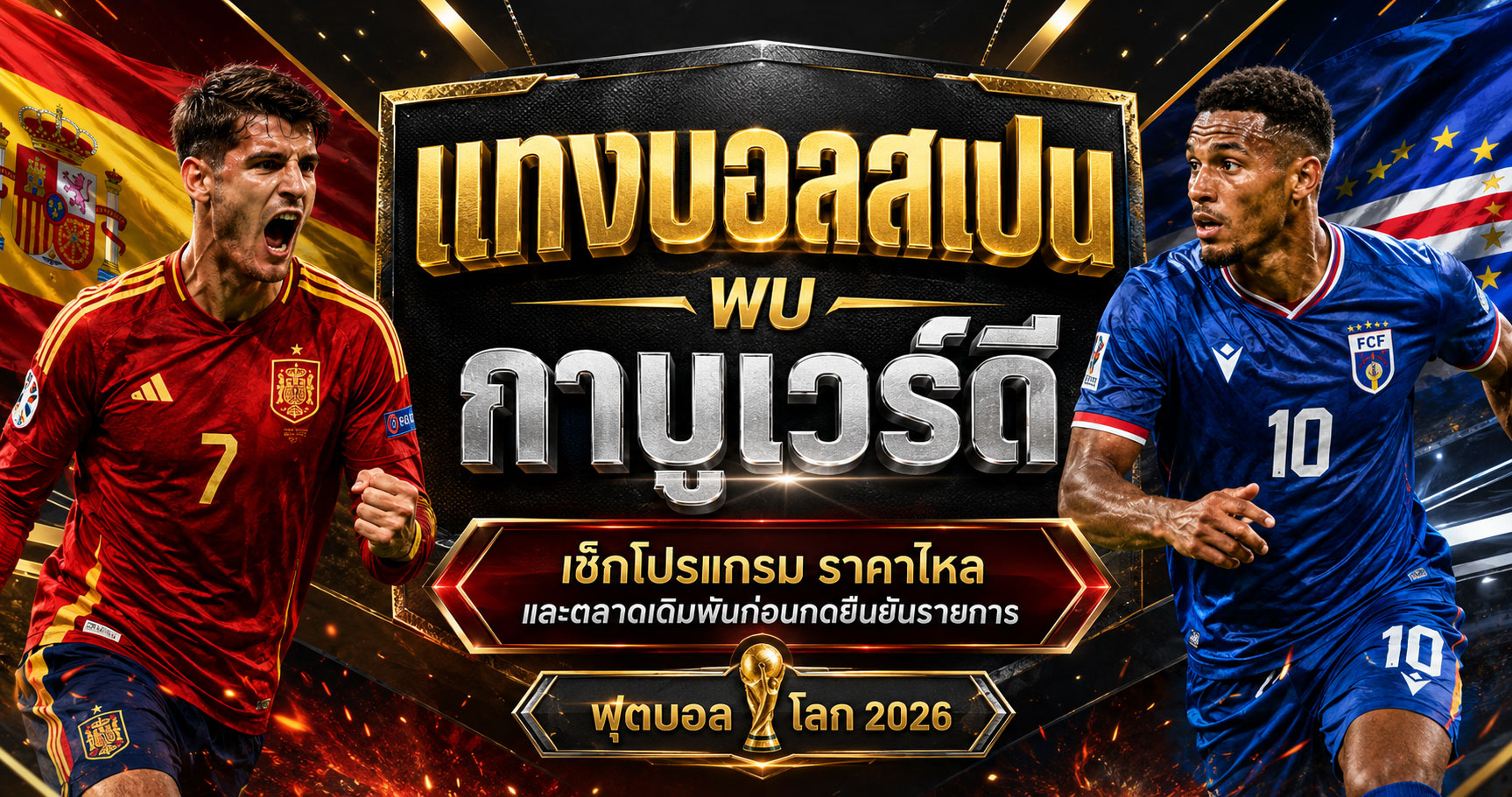 แทงบอลสเปน พบ กาบูเวร์ดี