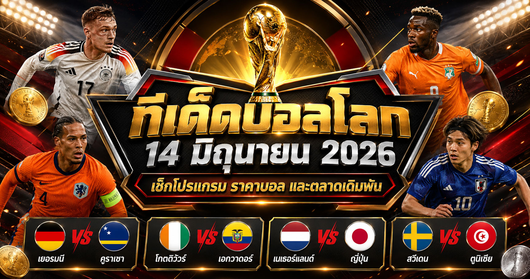 ทีเด็ดบอลโลก14มิถุนายน