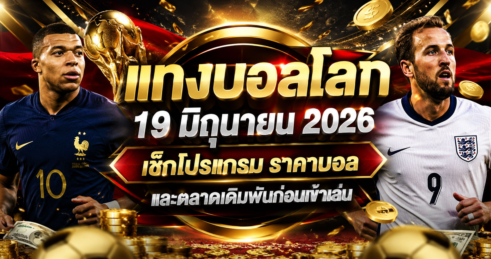 แทงบอลโลก 19 มิถุนายน ราคาบอลก่อนเข้าเล่น