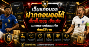 ตรวจระบบฝากถอนออโต้