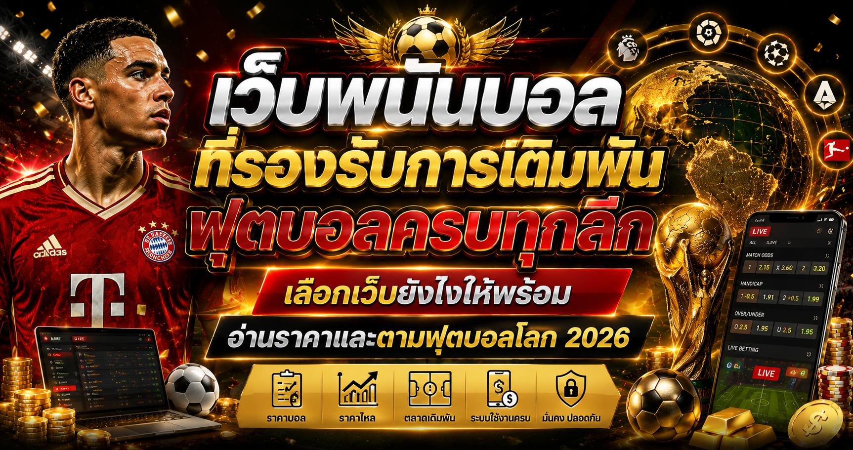 เว็บพนันบอลที่รองรับการเดิมพัน