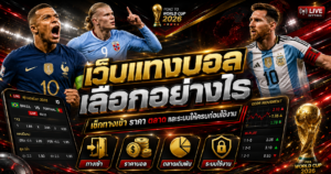 วิธีเลือกเว็บแทงบอล