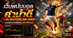 WaterlineMapเปรียบเทียบเว็บพนันบอลค่าน้ำดี