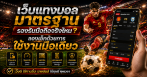 ทดสอบเว็บแทงบอลมาตรฐานบนมือถือ