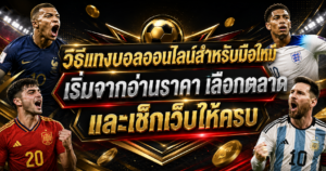 วิธีแทงบอลออนไลน์สำหรับมือใหม่