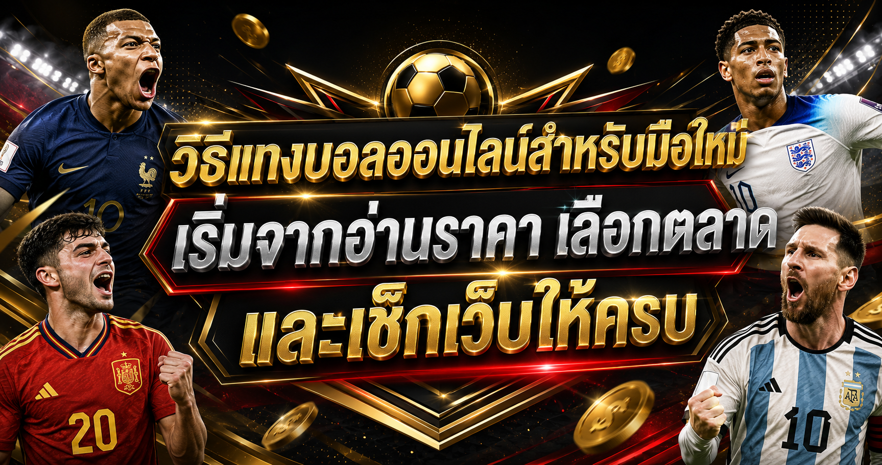 วิธีแทงบอลออนไลน์สำหรับมือใหม่