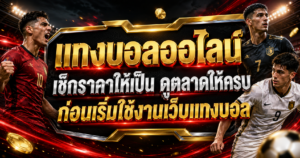 เช็กราคาบอลก่อนแทงบอลออนไลน์