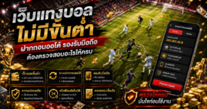 เว็บพนันบอลไม่มีขั้นต่ำฝากถอนออโต้